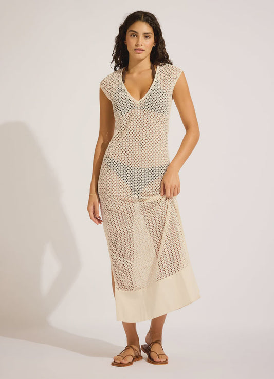 Maxi Tank Dress in Ecru