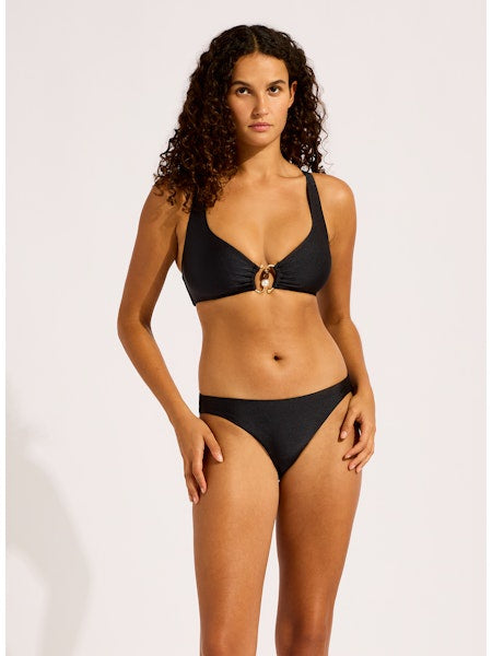 Palermo Multi Fit Longline Tri Bra in Black