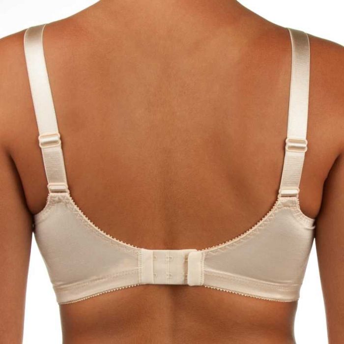 Greta Front Close Soft Cup Bra in Pearl Beige