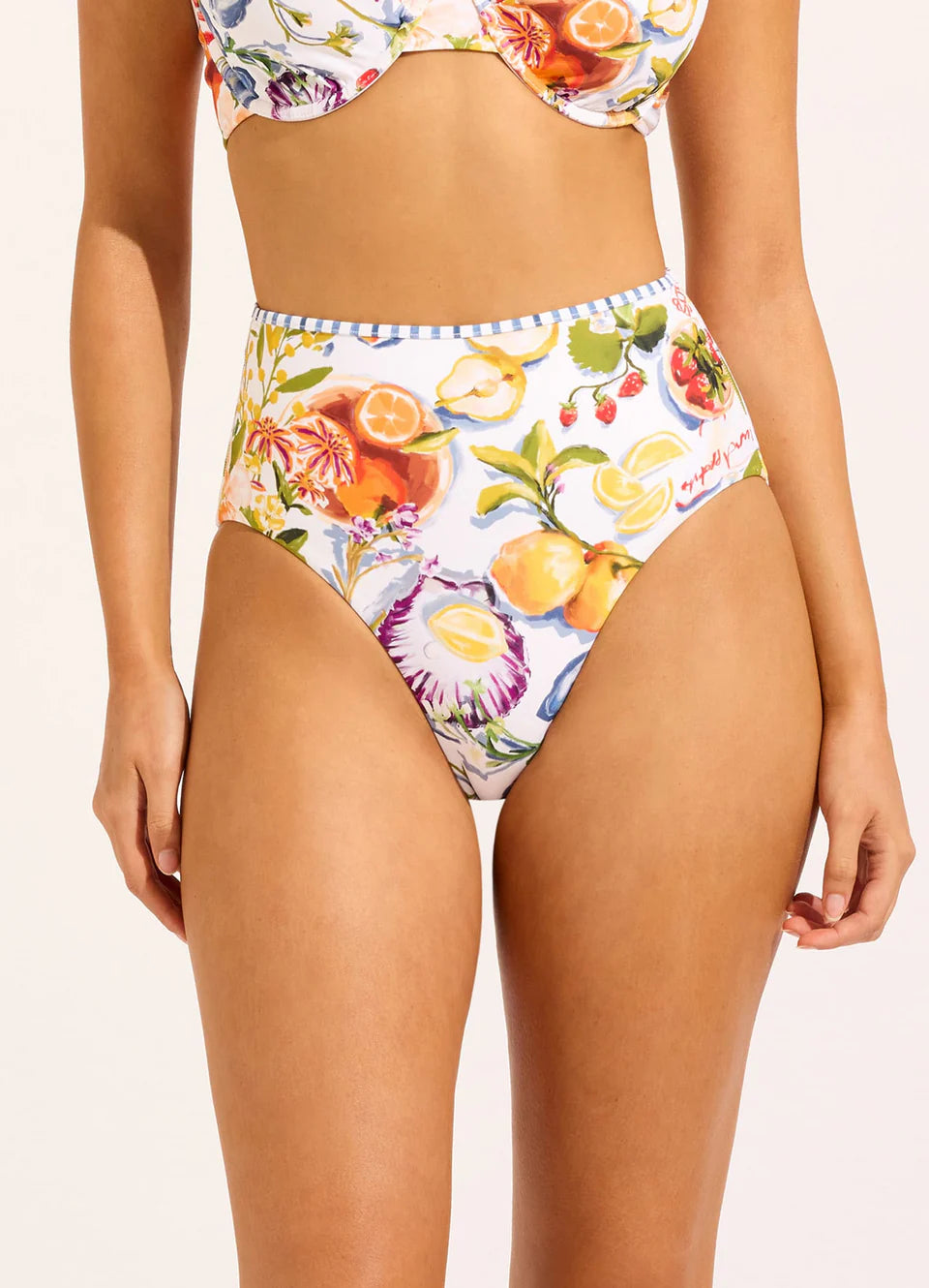 Riviera Coast High Waisted Bikini Bottom