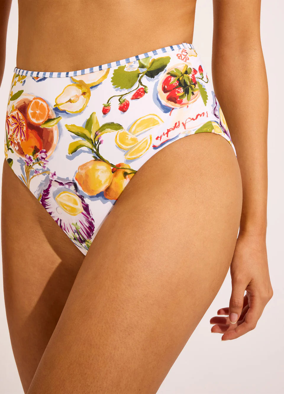 Riviera Coast High Waisted Bikini Bottom