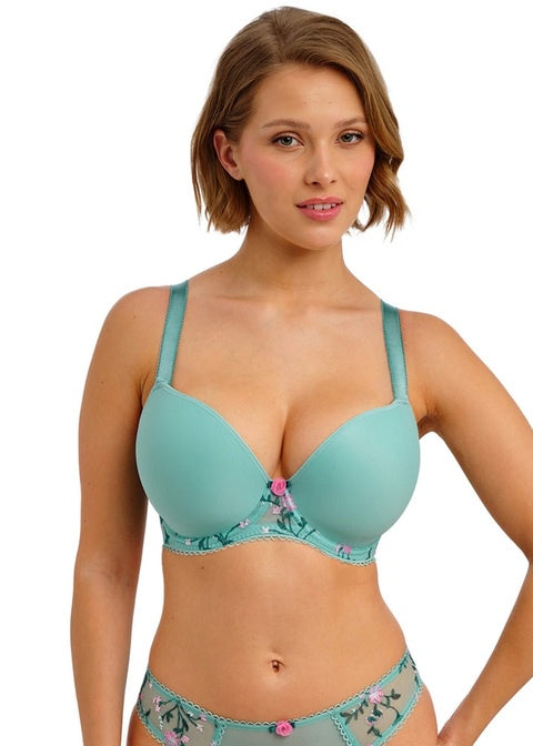 Love Crush Moulded Bra in Aqua Haze