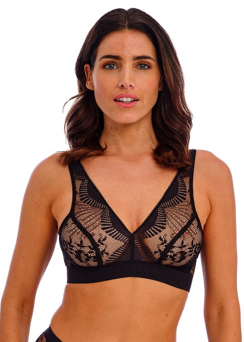 Sensu Lace Black Non Wired Bralette