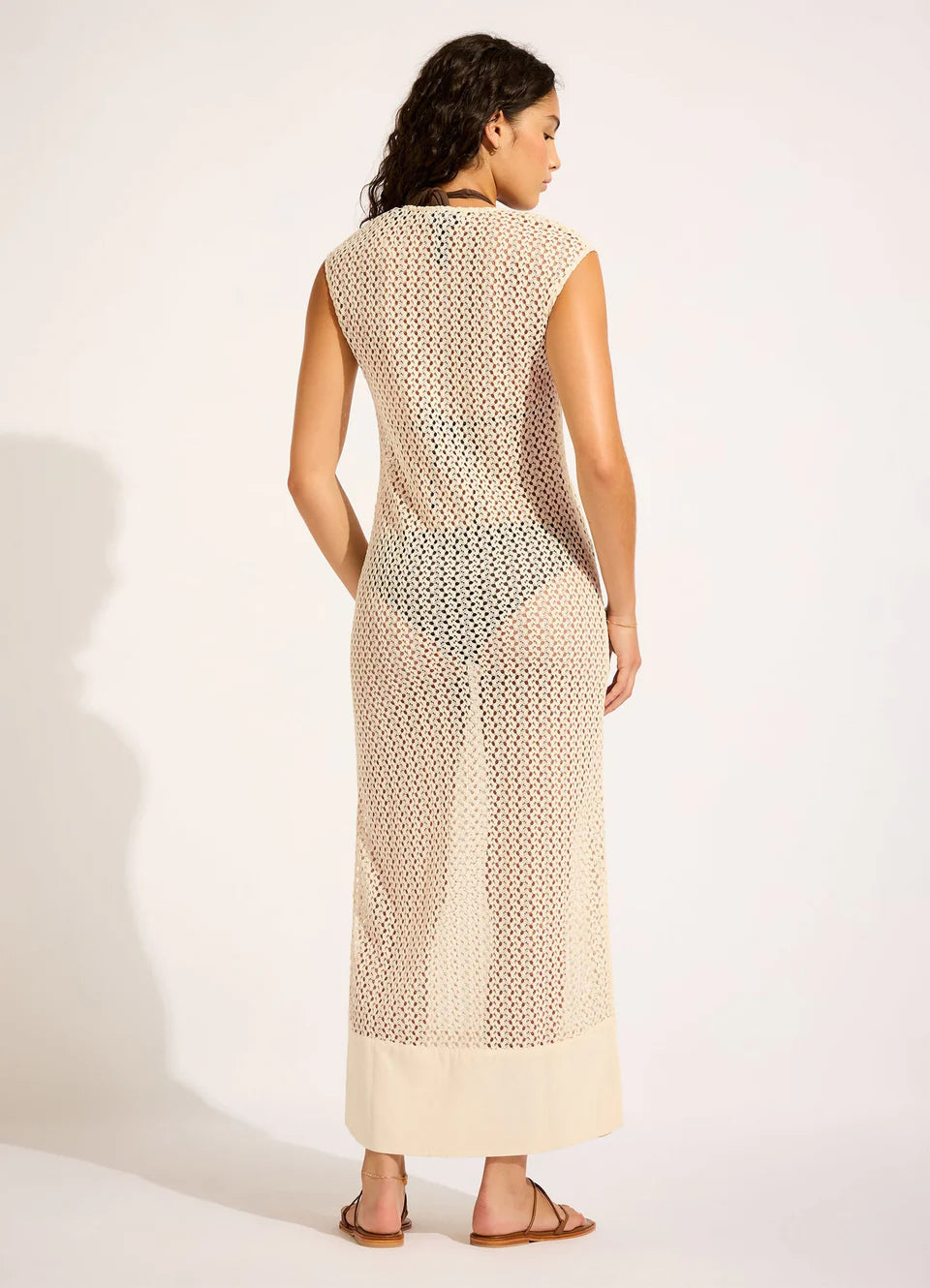 Maxi Tank Dress in Ecru