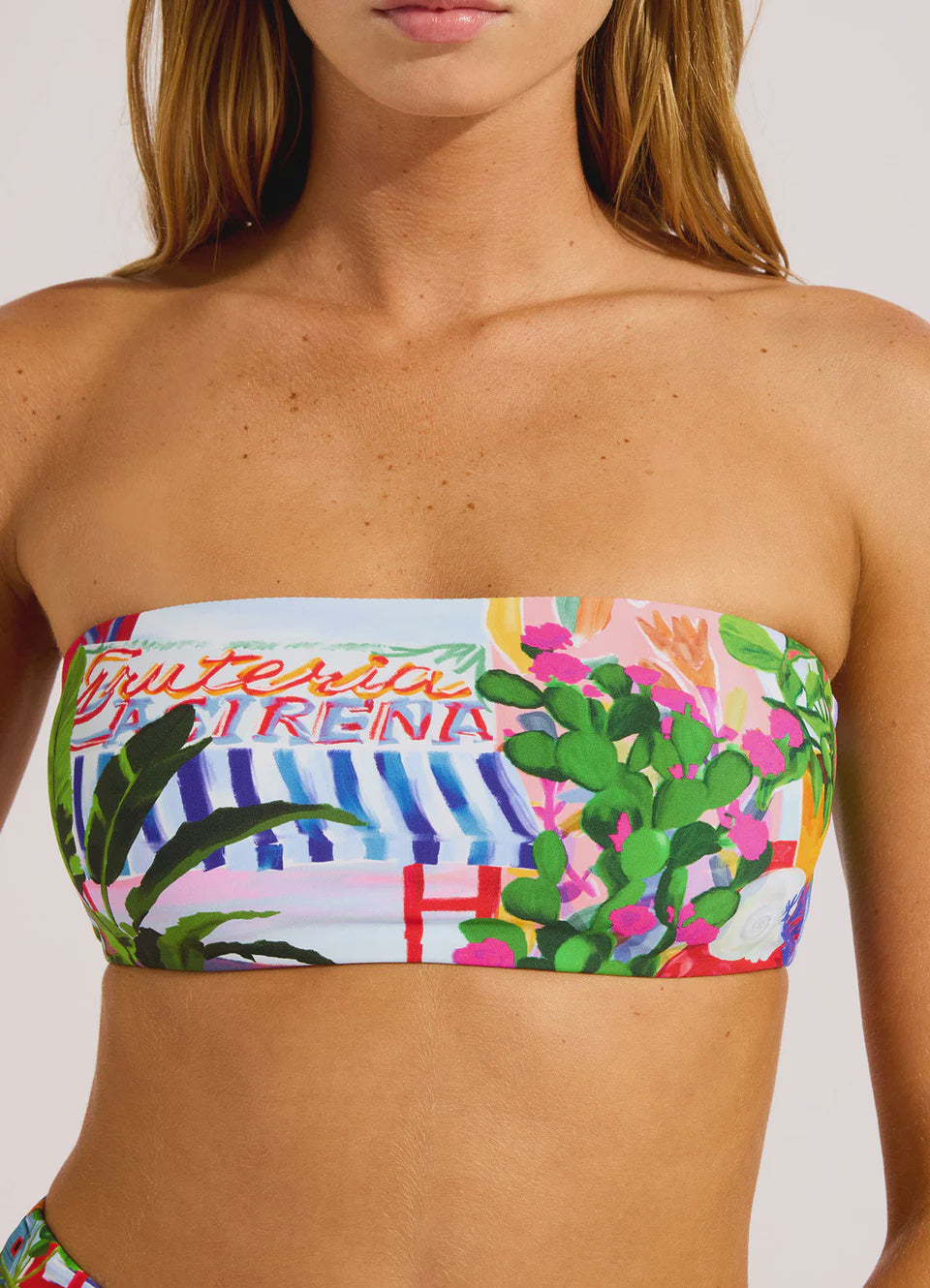 La Boca Bandeau Bikini Top