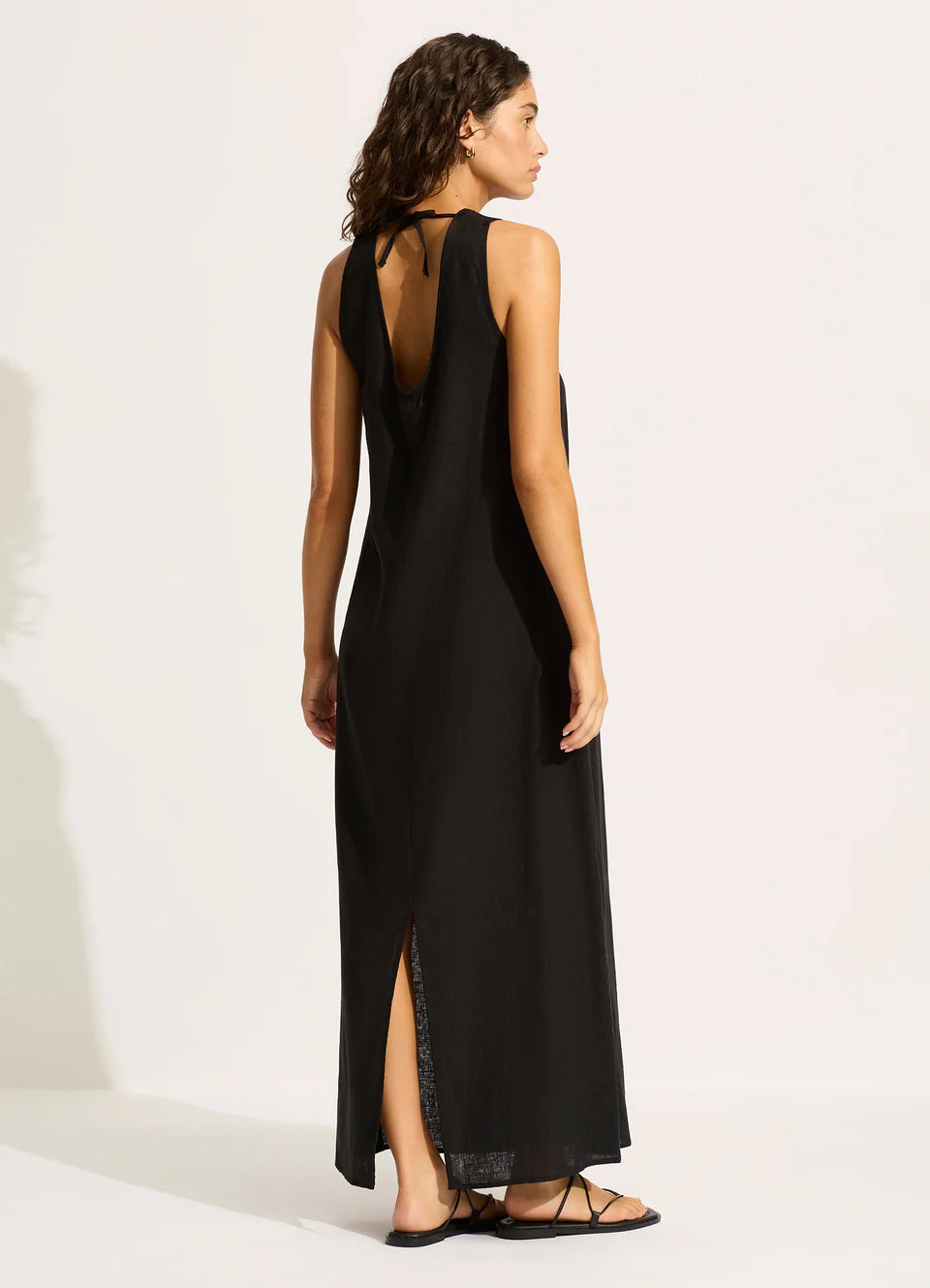 Keyhole Front Maxi Dress