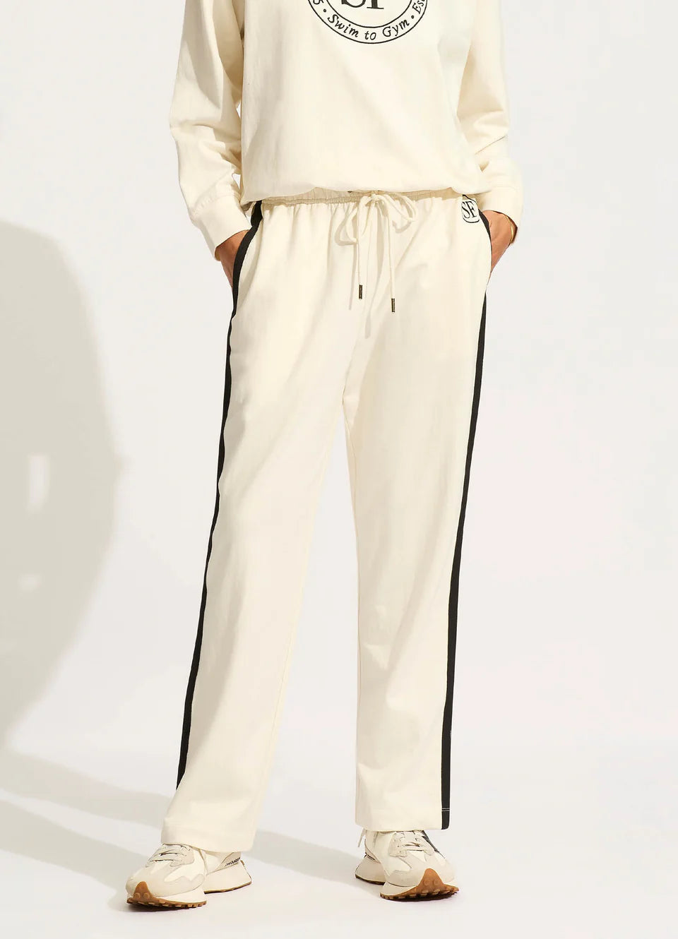 Heritage Sweat Pants in Ecru