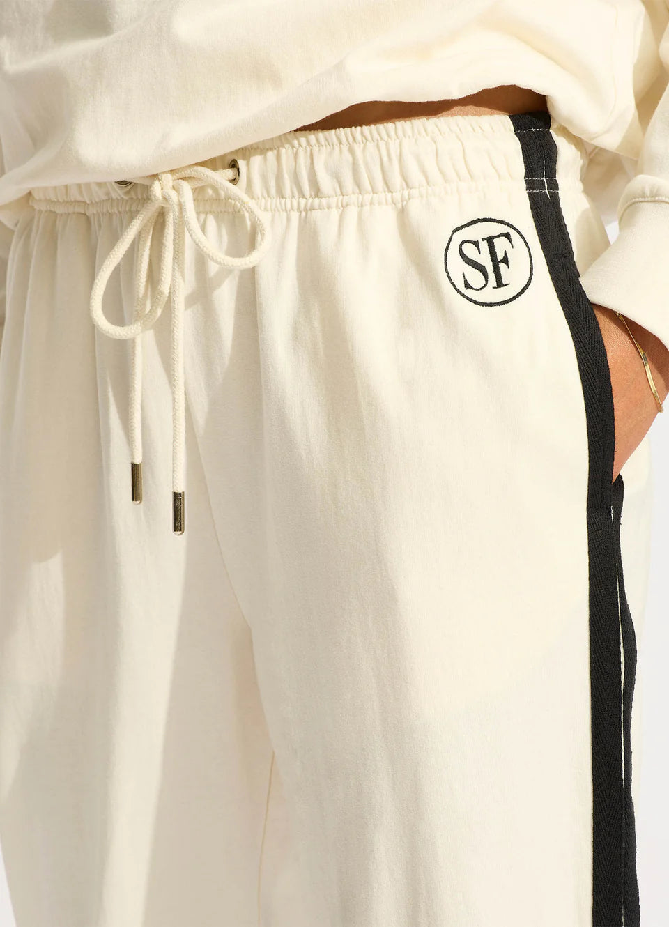 Heritage Sweat Pants in Ecru