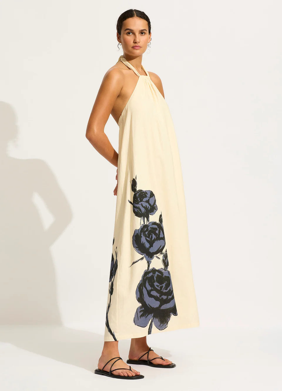 Rococo Maxi Dress - Black