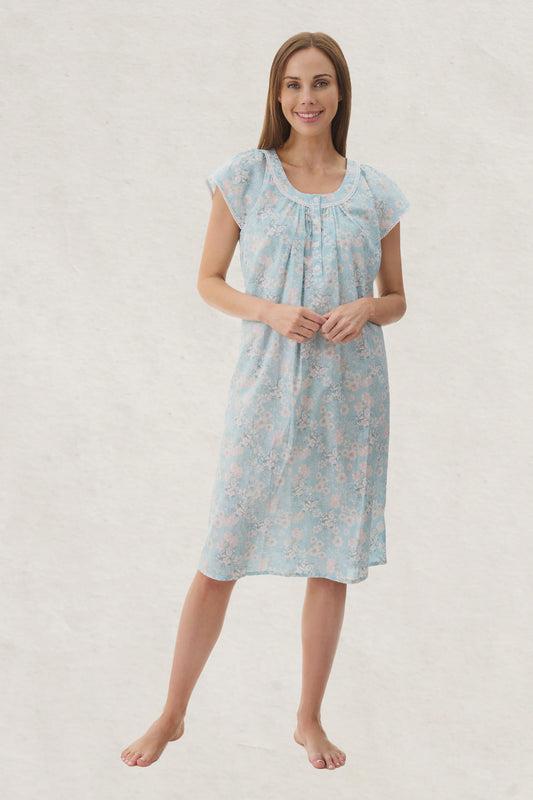 Cora Cap Sleeve Short Nightie
