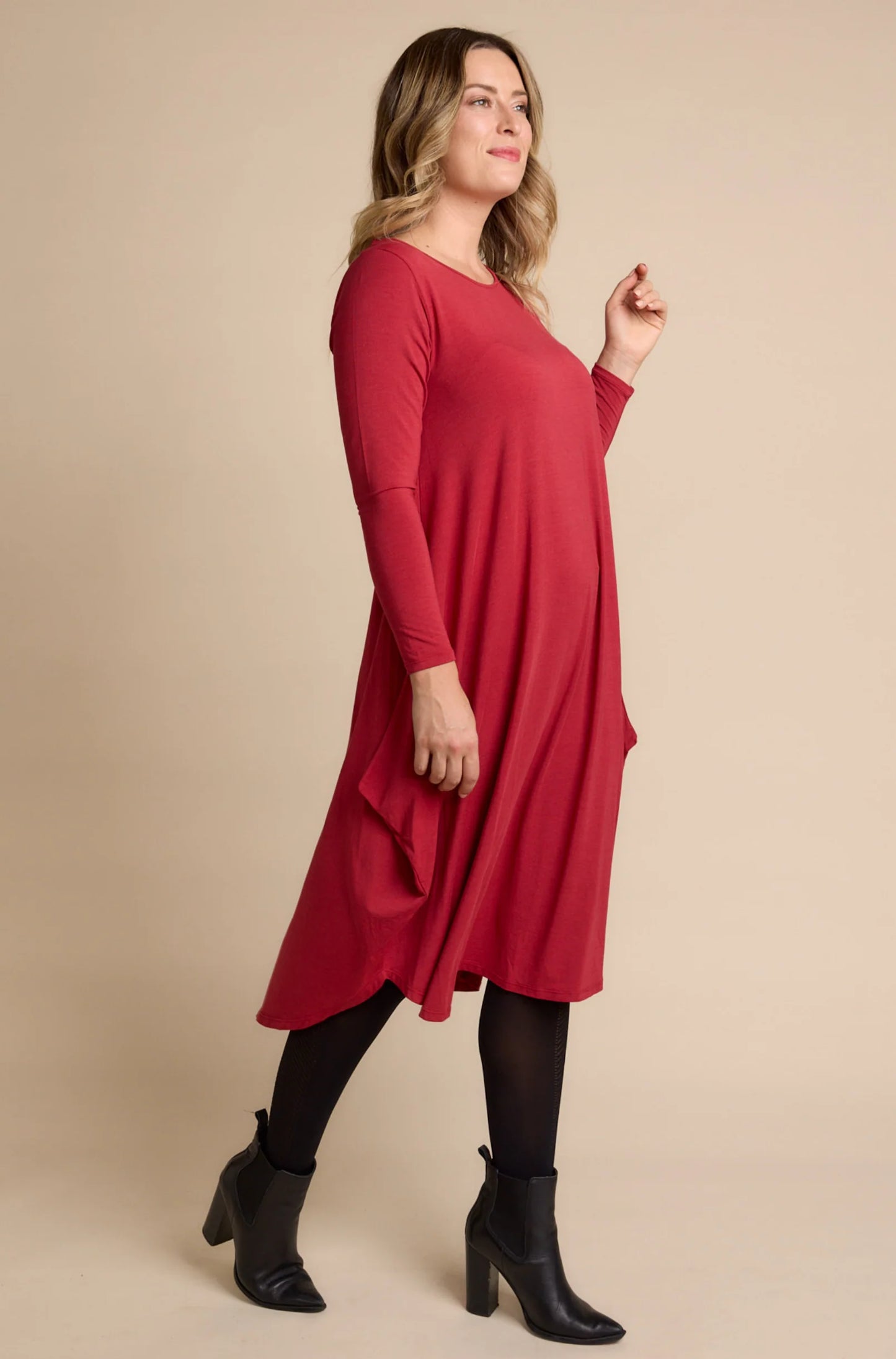 Long Sleeve Tri Dress