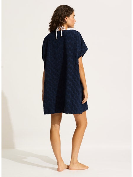 Towel Poncho - True Navy