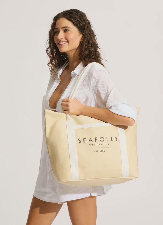 Canvas Tote Carried Away