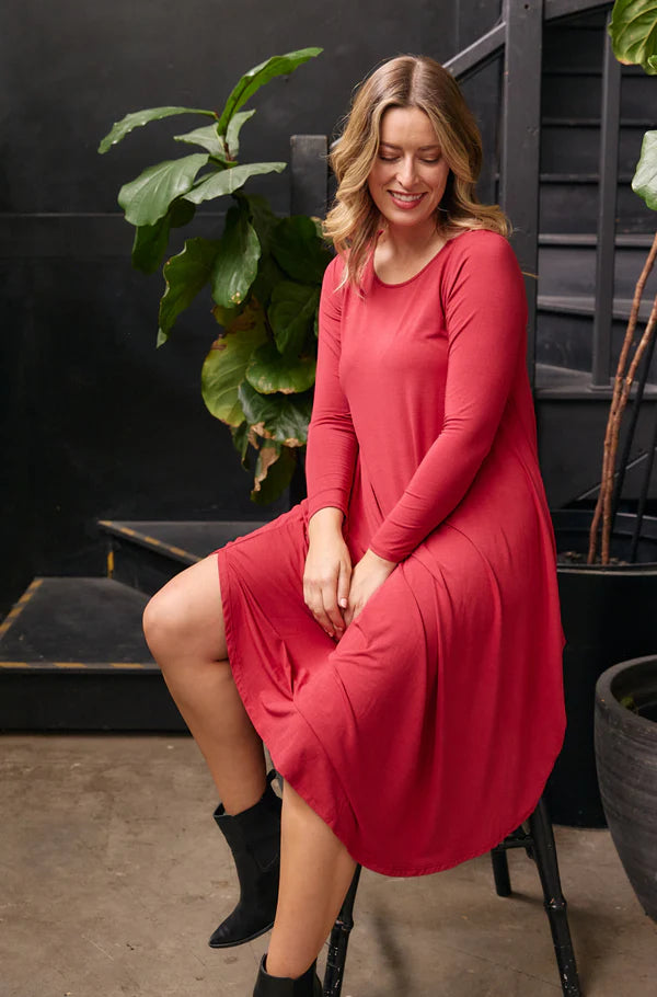 Long Sleeve Tri Dress