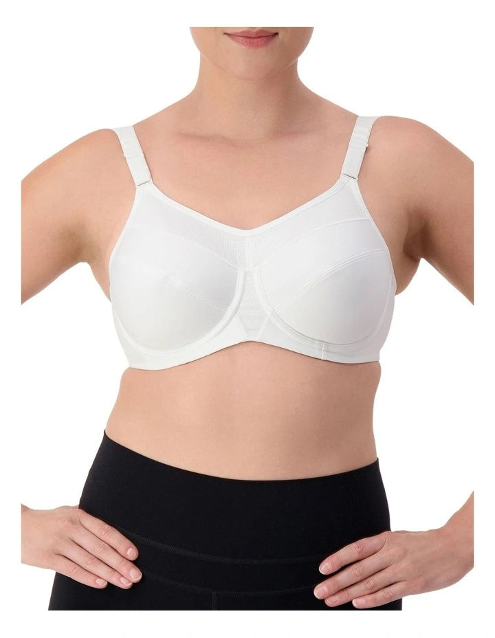 Triaction Ultra Underwire Sports Bra in White
