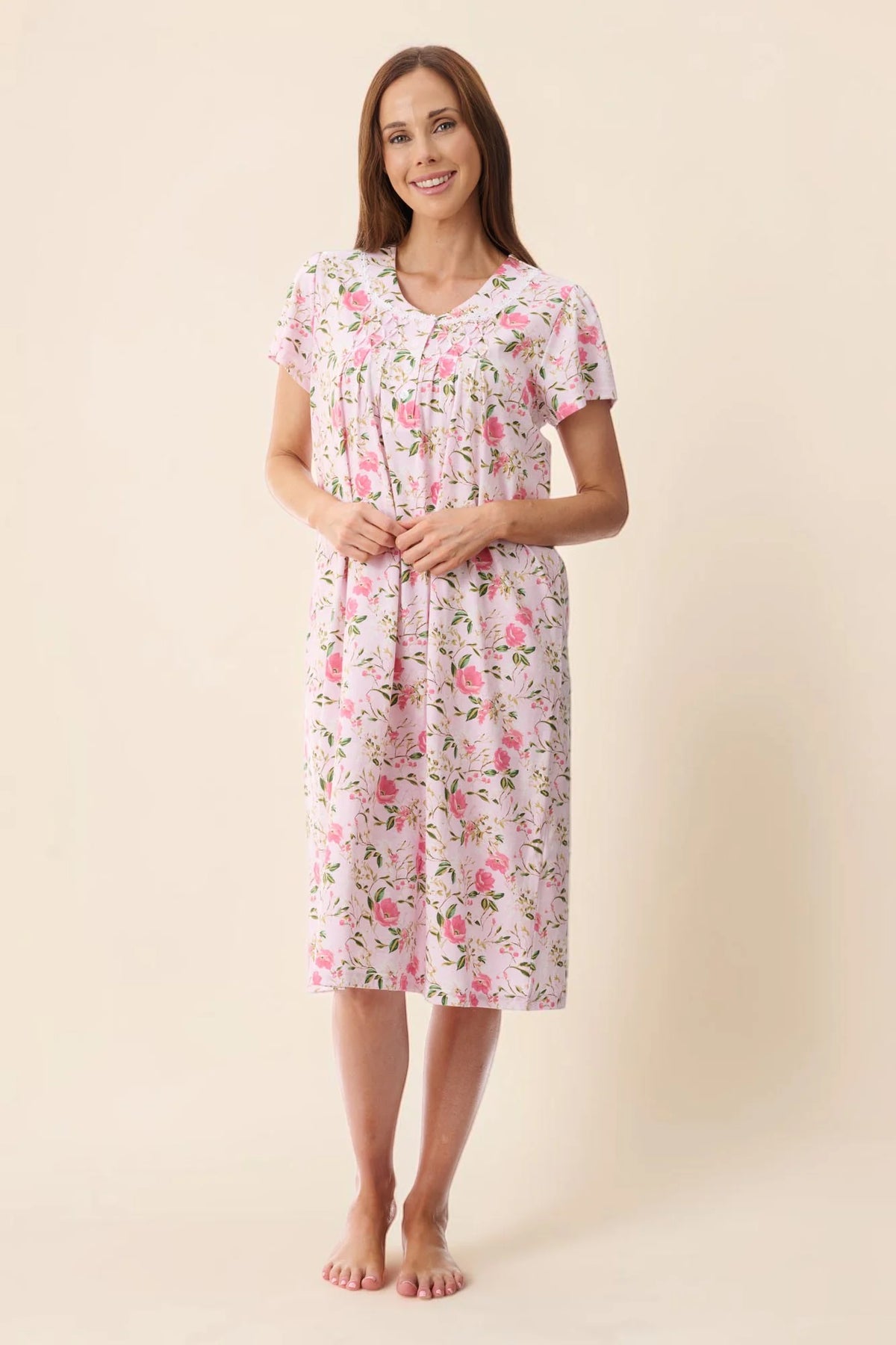 Ferrara Short sleeve short nightie by Givoni