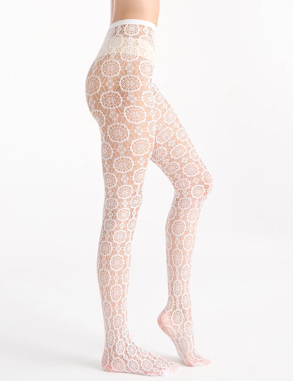 Crochet Net Tight - White