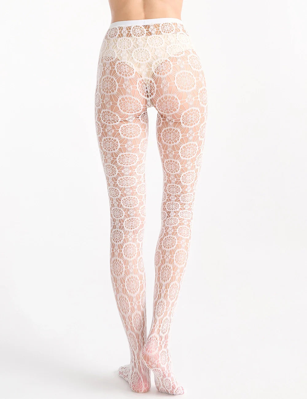 Crochet Net Tight - White
