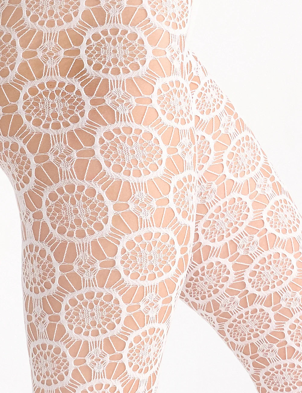Crochet Net Tight - White