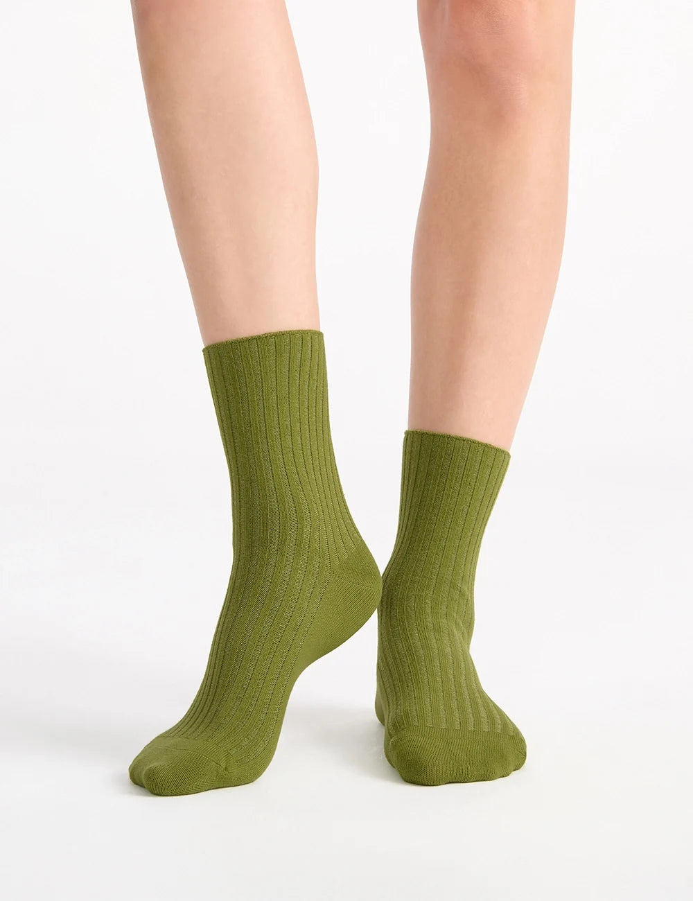 Big Heart 2 Pack Sock Gift Box in Green