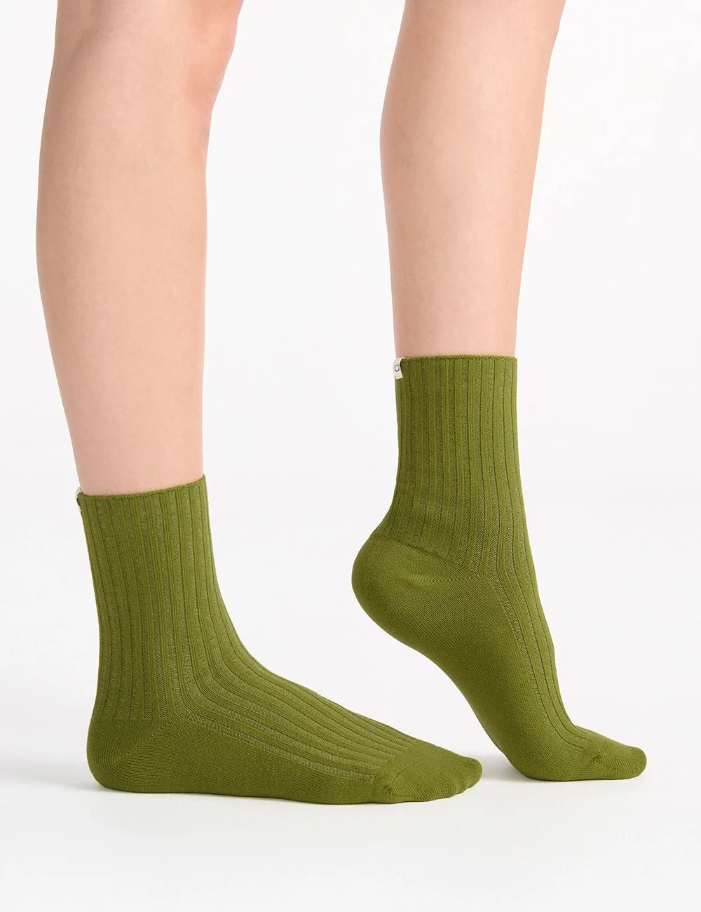 Big Heart 2 Pack Sock Gift Box in Green