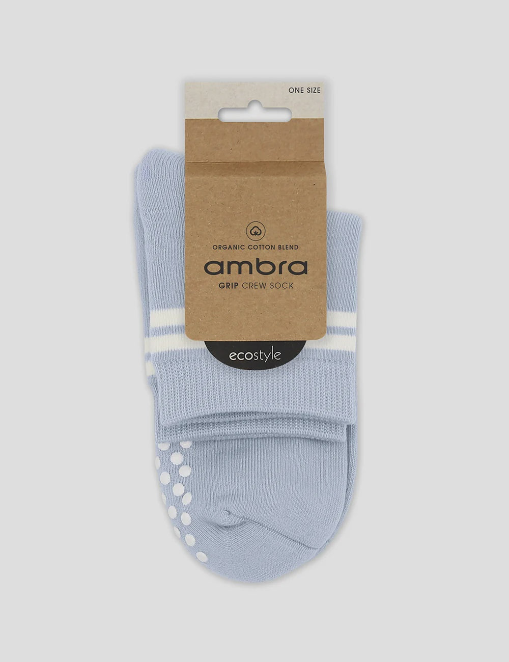 Organic Cotton Grip Crew Sock