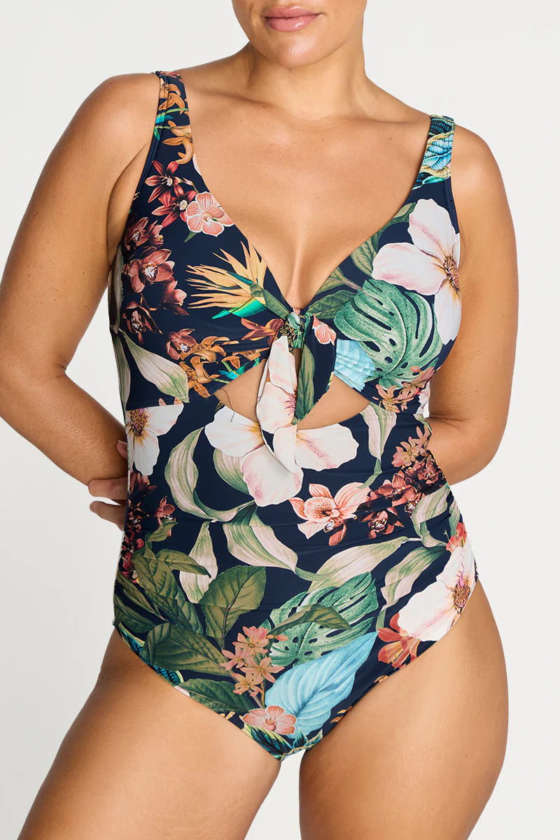 Cezanne D - E Cup Underwire One Piece in Into the Saltu