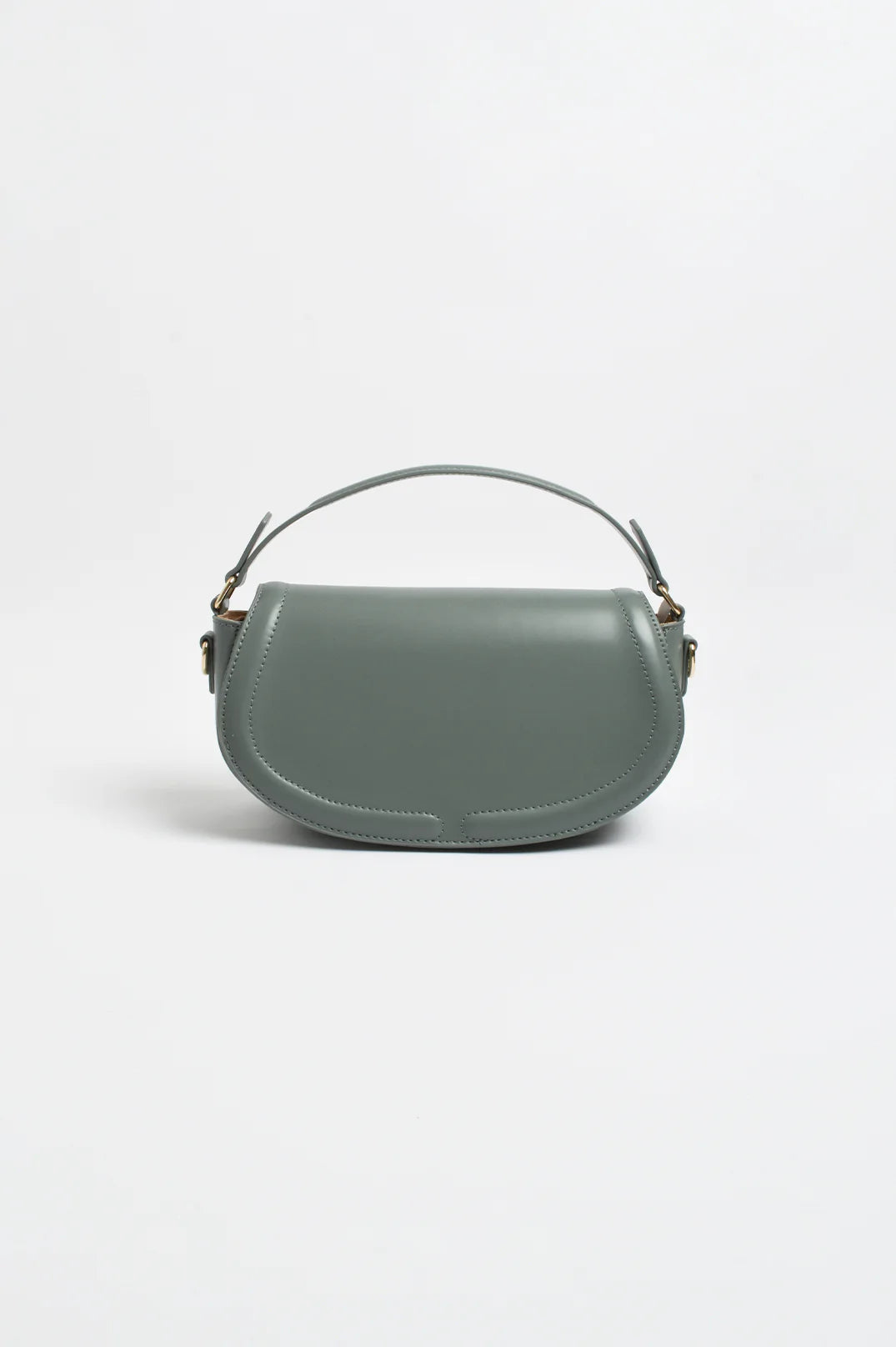 Rosalie Rounded Foldover Small Bag in Pale Blue