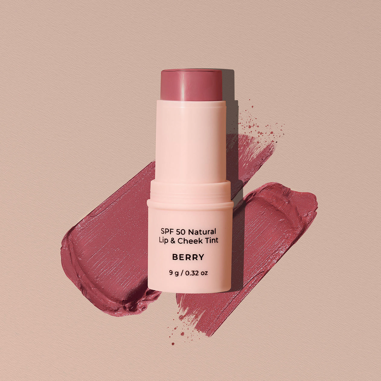 SPF 50 Natural Lip & Cheek Tint in Berry