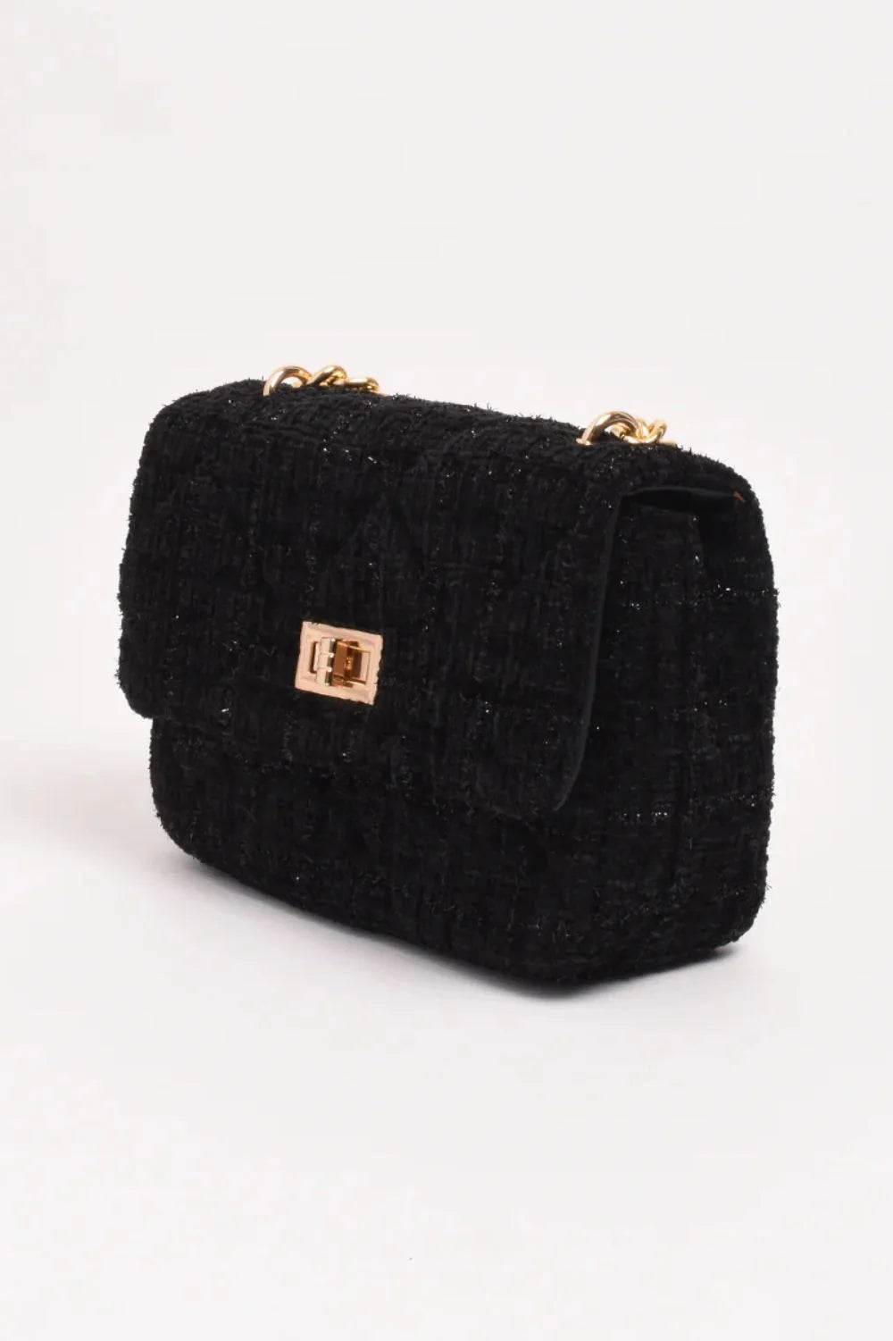 Esme Tweed Small Bag in Black