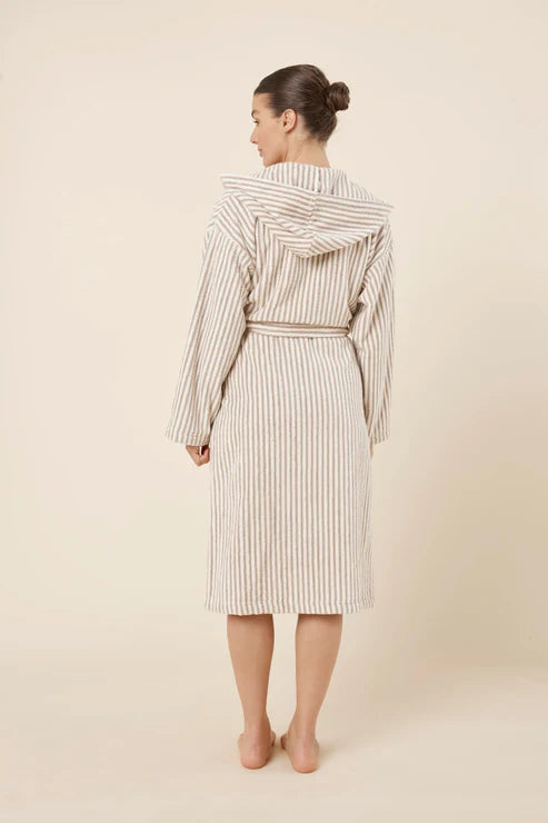 Adriana Terry Towel Robe in Natural