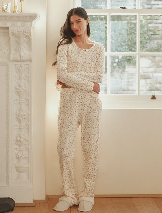 Claire Soft Cotton Waffle PJ Set