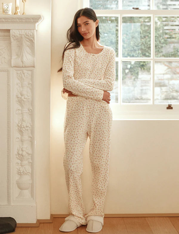 Claire Soft Cotton Waffle PJ Set