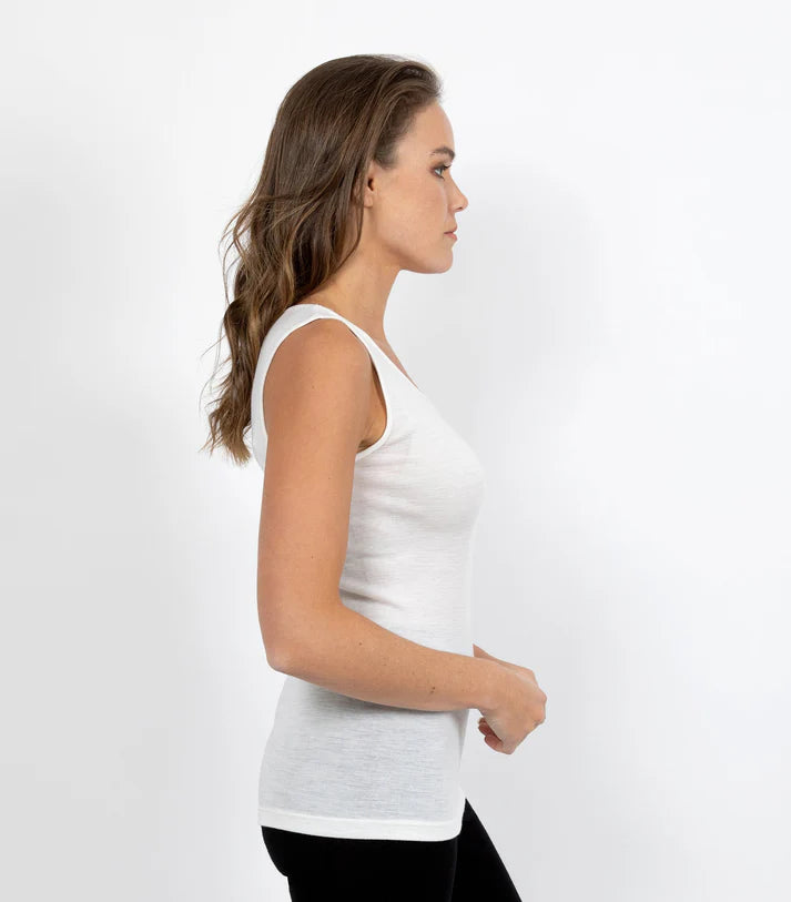 Baselayers Pure Wool Rib Vest
