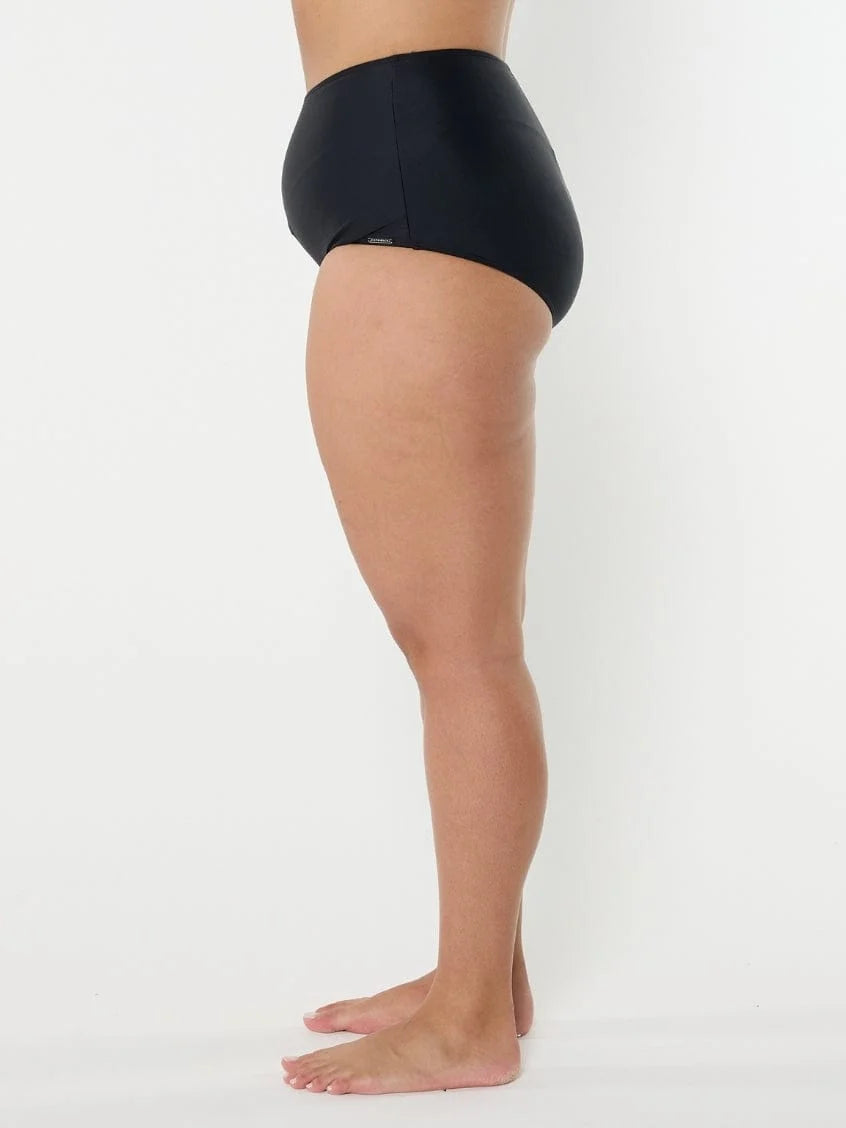 Black High Waisted Bikini Bottoms