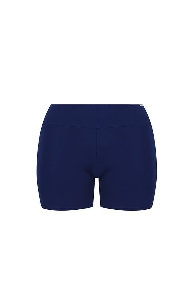 Chlorine Resistant Navy Boyleg Swim Shorts