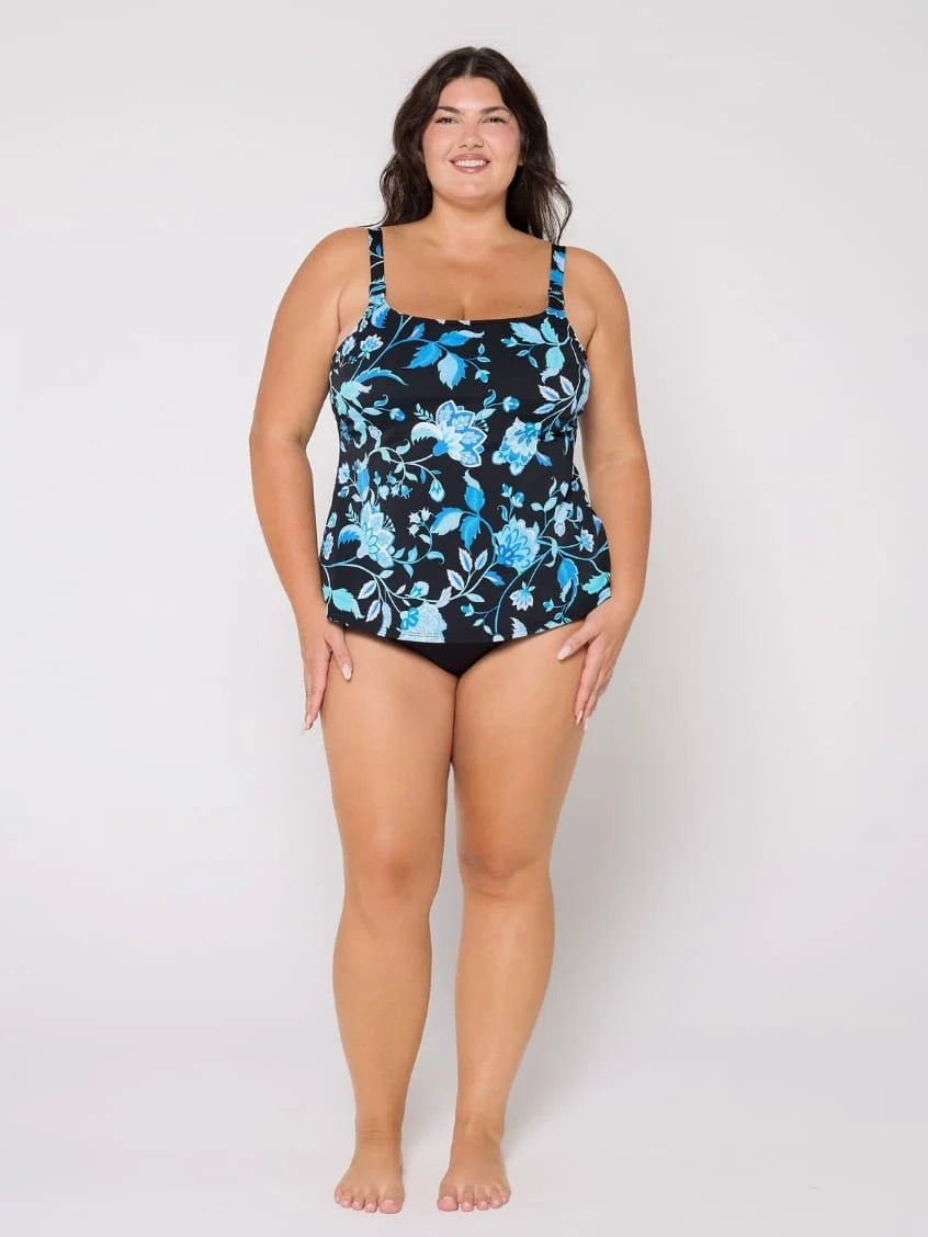 Corsica Turquoise Chlorine Resistant Tank Tankini Top