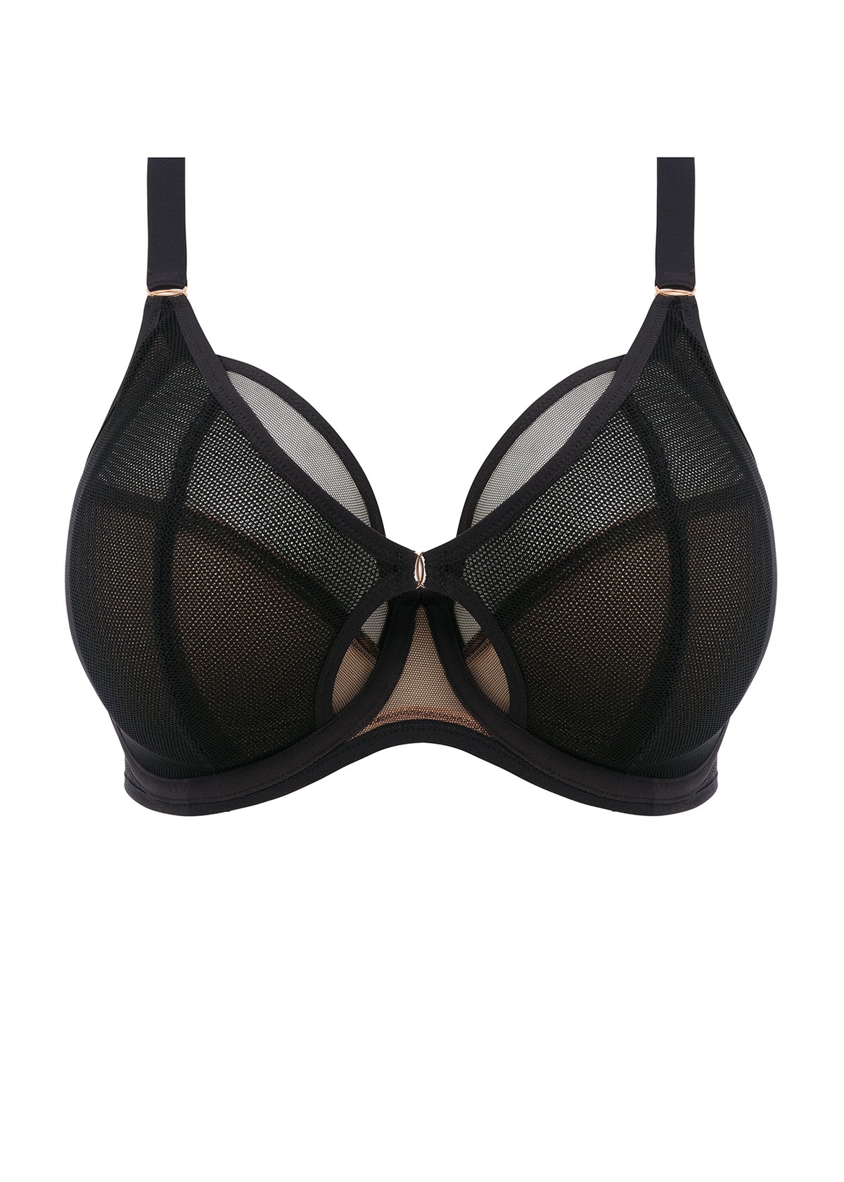 Kintai Plunge Bra Black