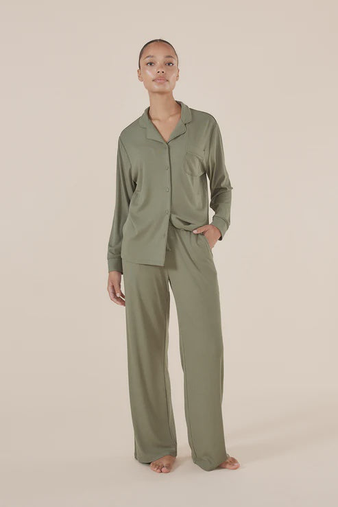 Emilia Ribbed Lounge PJ set