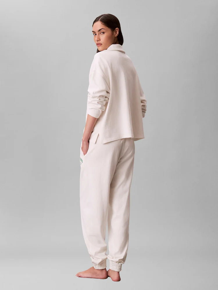 Cotton Heritage Logo Lounge Joggers in Tofu
