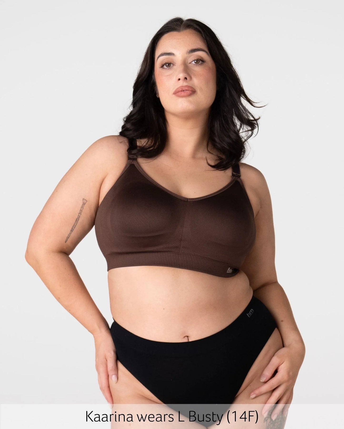 My Everyday FlexFit Nursing Bra in Chocolate - Busty