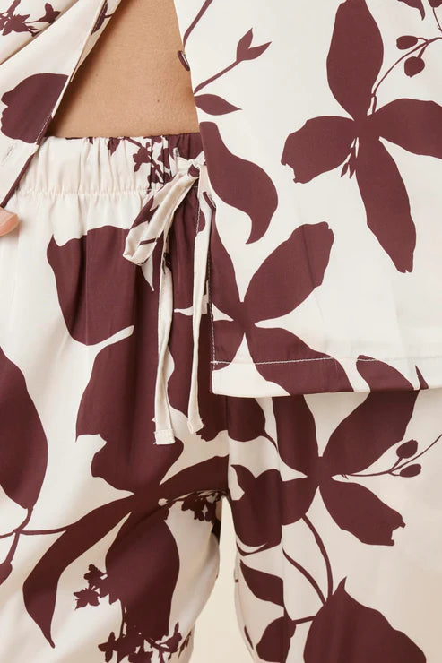 Ivy Silky Satin PJ set