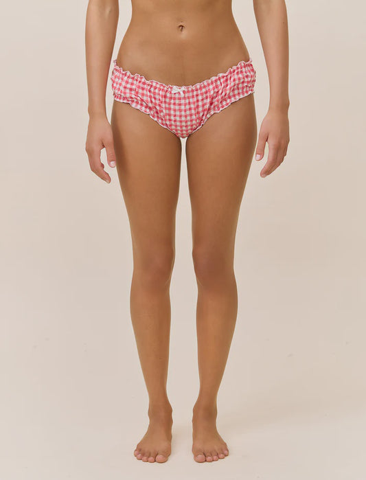 Gingham Knicker in Geranium