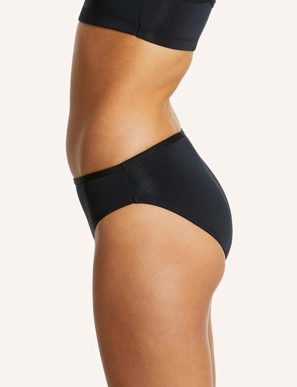 Adult Period Swim Bikini Brief - Black