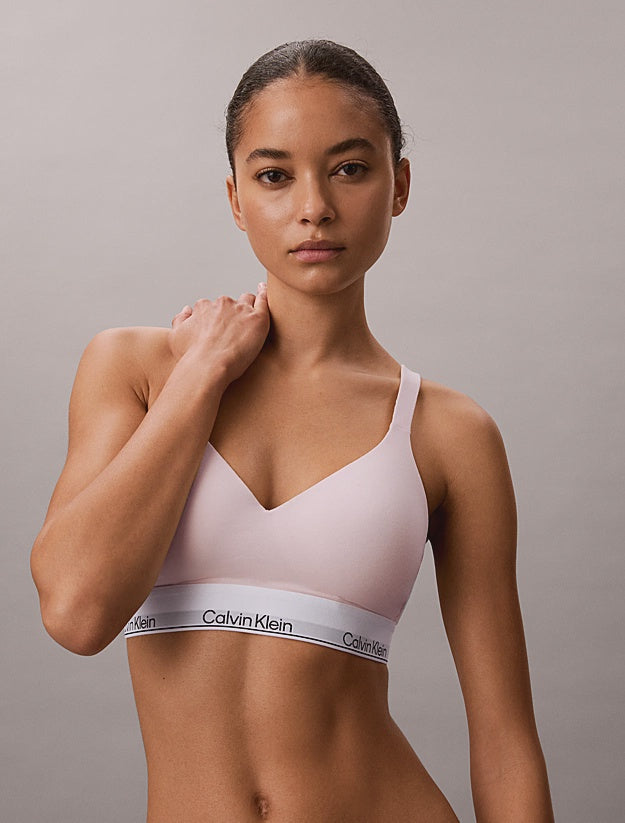Icon Cotton Modal Lift Bralette in Cradle Pink