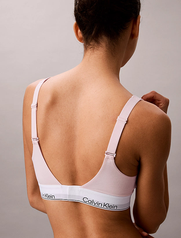 Icon Cotton Modal Lift Bralette in Cradle Pink