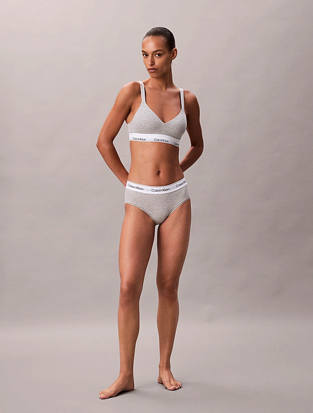Icon Cotton Modal Lift Bralette in Grey Heather
