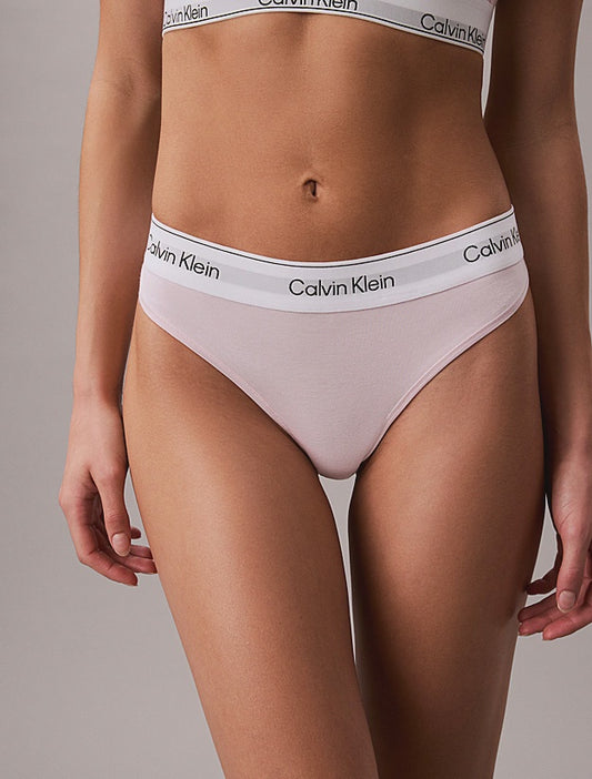 Icon Cotton Modal Thong in Cradle Pink