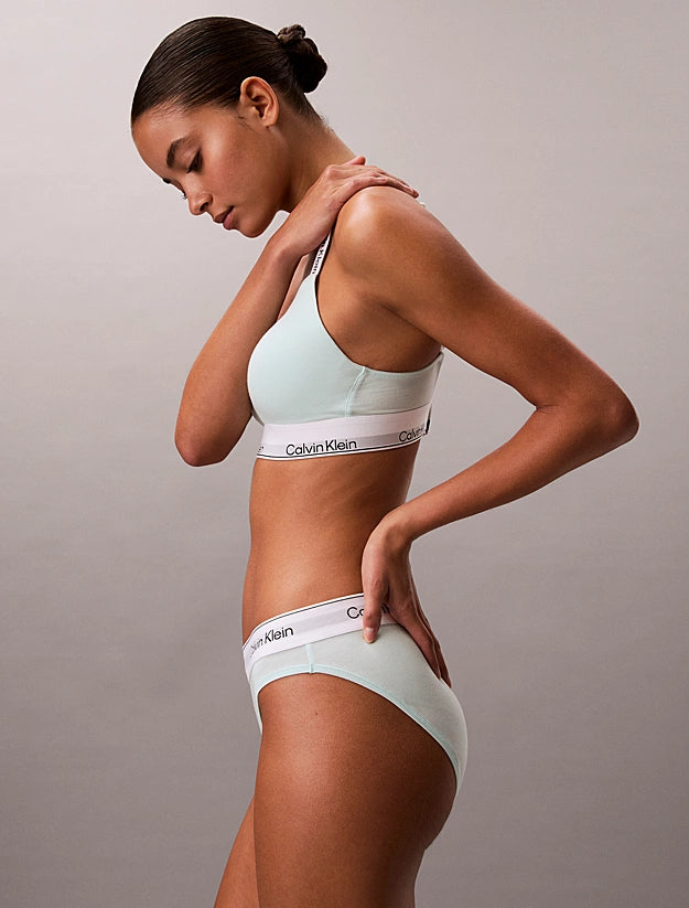 Icon Cotton Modal Bikini Brief in Feel the Mint