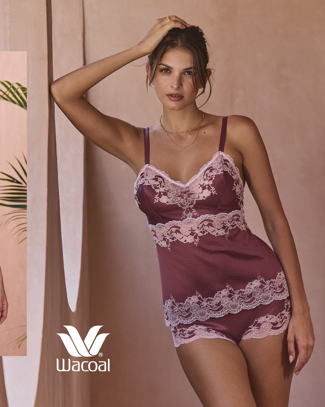 Modern Affair Camisole in Rose Brown/Cradle Pink